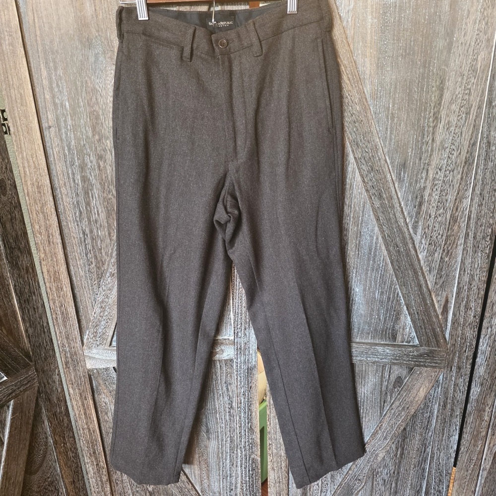 Banana Republic Pants Women's Size 28R Brown Wood Blend Dress Pants Stretch